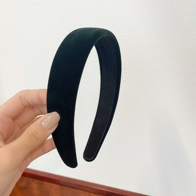 Toamnă Iarnă, pânză moale de catifea, benzi de păr căptușite cu burete pentru femei, fete, cumpărături casual, spălarea feței, accesorii de păr