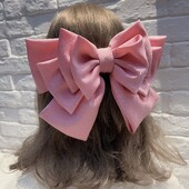 Coreeană, solidă, mare, cu cinci straturi, fundă, agrafe elegante, agrafe de crab, pentru femei, fete, accesorii pentru păr