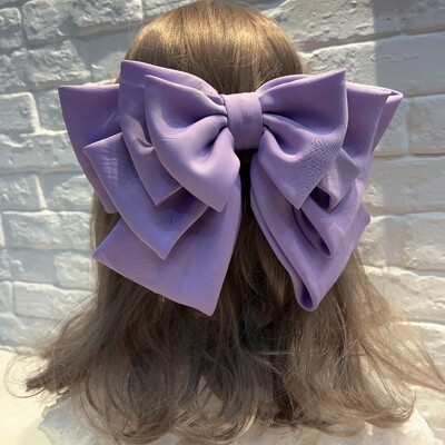 Coreeană, solidă, mare, cu cinci straturi, fundă, agrafe elegante, agrafe de crab, pentru femei, fete, accesorii pentru păr