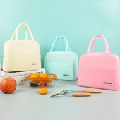 1 bucă geantă portabilă termică pentru prânz, portabilă de mare capacitate, impermeabilă, rezistentă la scurgeri, durabilă, pentru cină pentru studenți, husă Bento, birou în aer liber