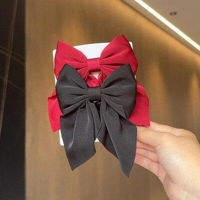 2PCS/Lot jednobojna grosgrain vrpca mašne za kosu Butik kopča za kosu za djevojčice hvataljke za kosu Nova pokrivala za glavu Dječji dodaci za kosu Poklon