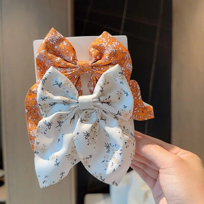 2PCS/Lot jednobojna grosgrain vrpca mašne za kosu Butik kopča za kosu za djevojčice hvataljke za kosu Nova pokrivala za glavu Dječji dodaci za kosu Poklon