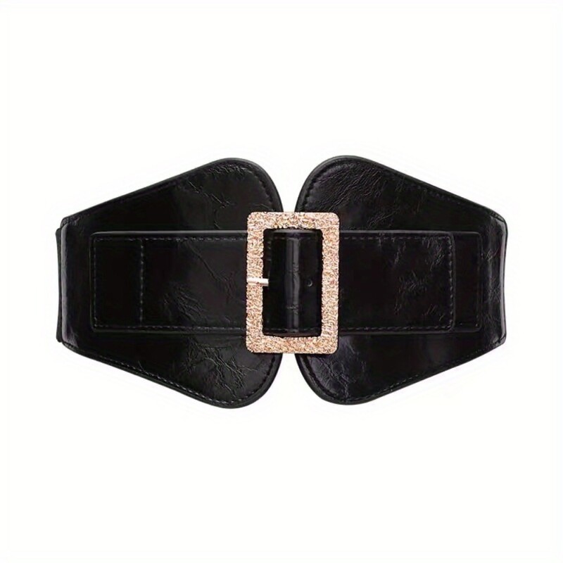 Curele late din PU, elegante, clasice, de culoare solidă, centură elastică, elegantă, brâu de haină pentru femei