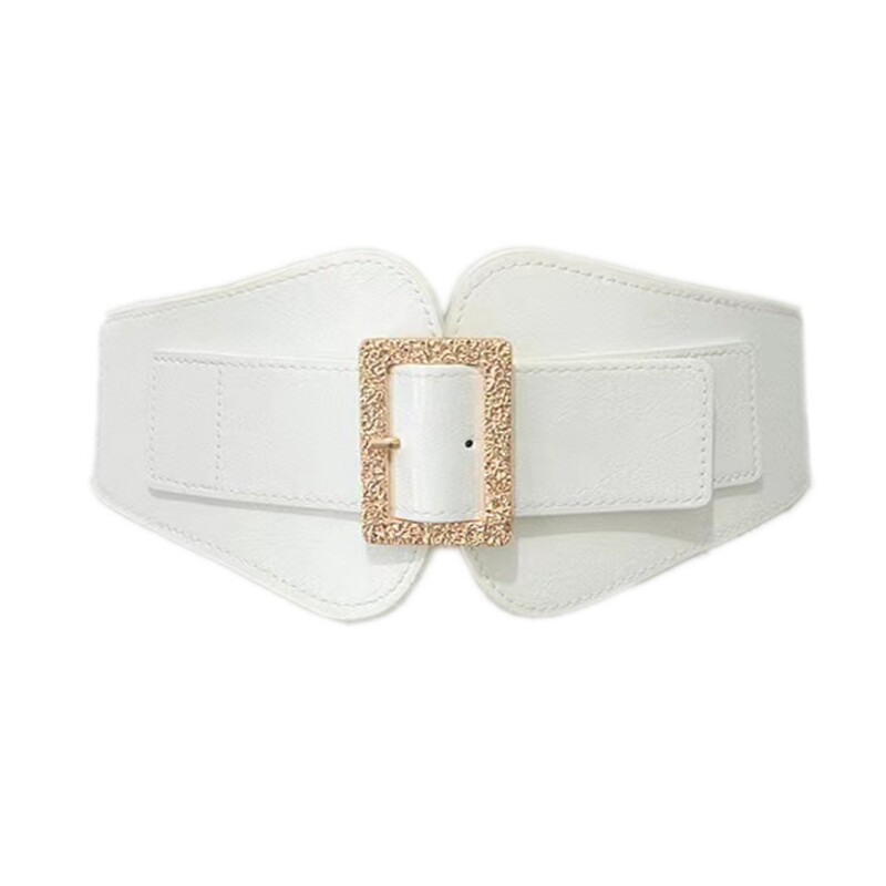 Curele late din PU, elegante, clasice, de culoare solidă, centură elastică, elegantă, brâu de haină pentru femei