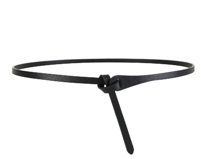 Visokokvalitetni tanki ženski remeni od prave kože, jednostavni, elegantni s osjećajem dizajna za ženske haljine, dizajnerski pojas
