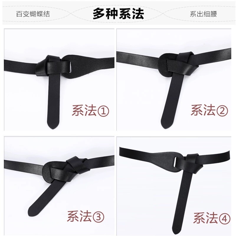 Visokokvalitetni tanki ženski remeni od prave kože, jednostavni, elegantni s osjećajem dizajna za ženske haljine, dizajnerski pojas