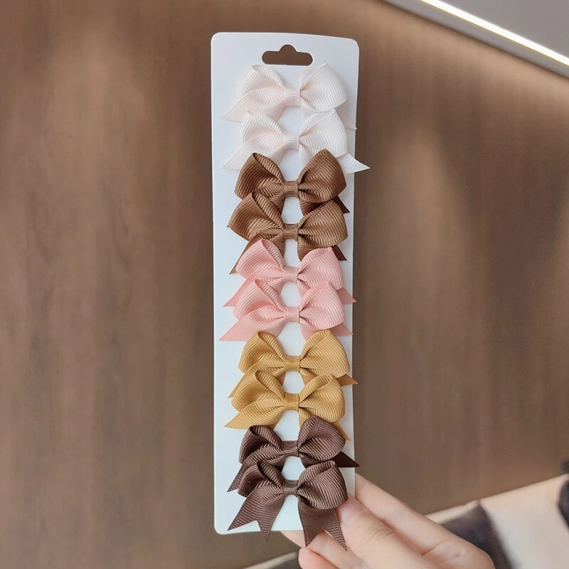 10kom/set Čvrste BB kopče za slatke djevojke Trake s mašnama Butik ukosnice Pokrivala za glavu Dječji dodaci za kosu Pokloni