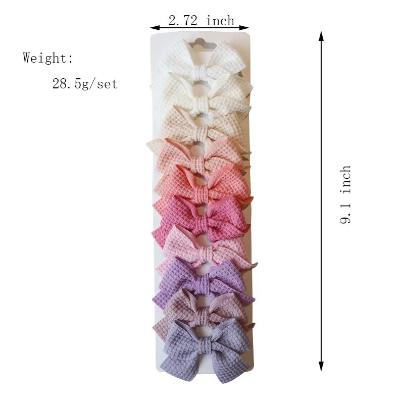 4/6/10 buc din bumbac moale acul de păr pentru fetiță, design dulce, ac de păr, bloc de culoare, barete delicate, accesorii pentru copii Kawaii