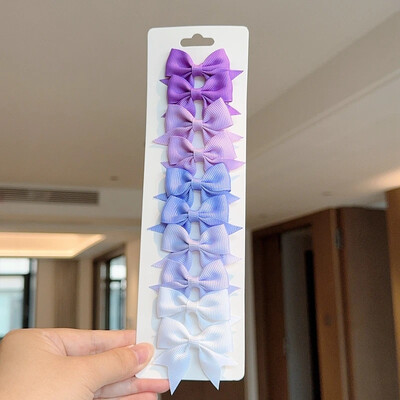 10kom/set Čvrste BB kopče za slatke djevojke Trake s mašnama Butik ukosnice Pokrivala za glavu Dječji dodaci za kosu Pokloni