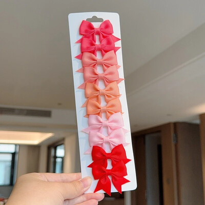 10kom/set Čvrste BB kopče za slatke djevojke Trake s mašnama Butik ukosnice Pokrivala za glavu Dječji dodaci za kosu Pokloni