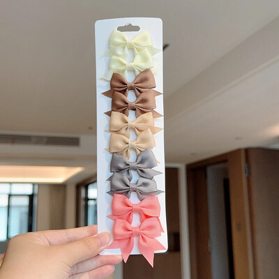 10kom/set Čvrste BB kopče za slatke djevojke Trake s mašnama Butik ukosnice Pokrivala za glavu Dječji dodaci za kosu Pokloni