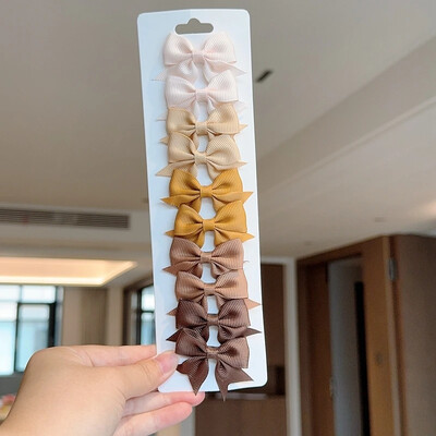 10kom/set Čvrste BB kopče za slatke djevojke Trake s mašnama Butik ukosnice Pokrivala za glavu Dječji dodaci za kosu Pokloni