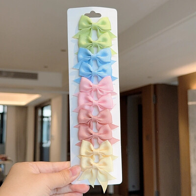 10kom/set Čvrste BB kopče za slatke djevojke Trake s mašnama Butik ukosnice Pokrivala za glavu Dječji dodaci za kosu Pokloni