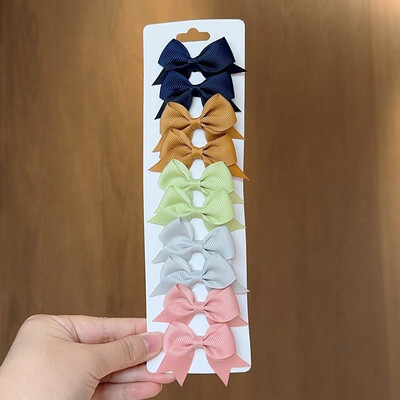 10kom/set Čvrste BB kopče za slatke djevojke Trake s mašnama Butik ukosnice Pokrivala za glavu Dječji dodaci za kosu Pokloni