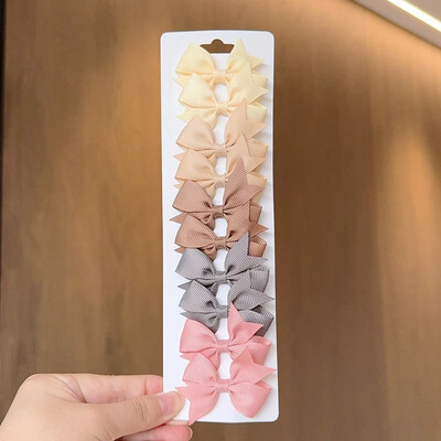 10kom/set Čvrste BB kopče za slatke djevojke Trake s mašnama Butik ukosnice Pokrivala za glavu Dječji dodaci za kosu Pokloni