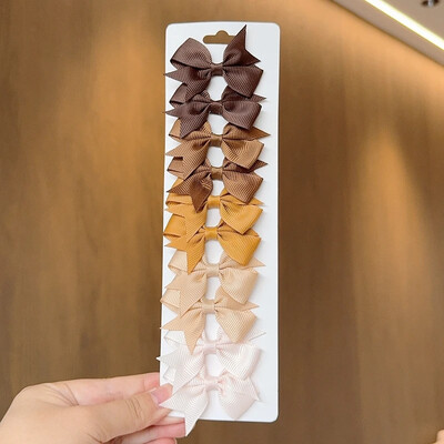 10kom/set Čvrste BB kopče za slatke djevojke Trake s mašnama Butik ukosnice Pokrivala za glavu Dječji dodaci za kosu Pokloni