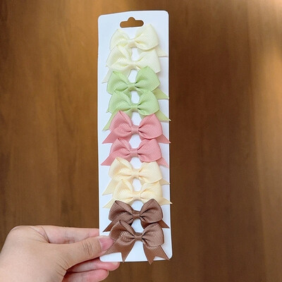 10kom/set Čvrste BB kopče za slatke djevojke Trake s mašnama Butik ukosnice Pokrivala za glavu Dječji dodaci za kosu Pokloni