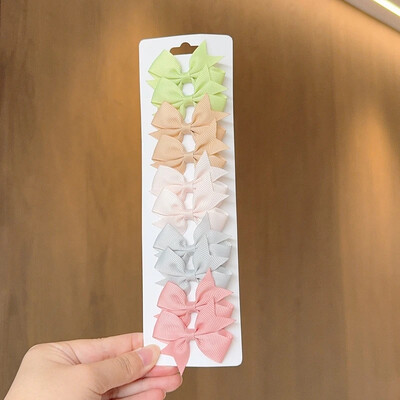 10kom/set Čvrste BB kopče za slatke djevojke Trake s mašnama Butik ukosnice Pokrivala za glavu Dječji dodaci za kosu Pokloni