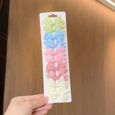 10kom/set Čvrste BB kopče za slatke djevojke Trake s mašnama Butik ukosnice Pokrivala za glavu Dječji dodaci za kosu Pokloni