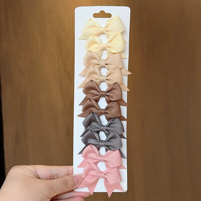 10kom/set Čvrste BB kopče za slatke djevojke Trake s mašnama Butik ukosnice Pokrivala za glavu Dječji dodaci za kosu Pokloni