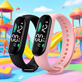 Ceas electronic M9 cu control tactil LED, ceas multifunctional rezistent la apa, barbati, femei, unisex, bratara sportiva digitala pentru copii