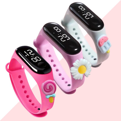 3 buc/set Ceas de modă Copii Brățară electronică Sport Touch LED Ceasuri Jucării Copii Cadouri pentru petrecerea de aniversare