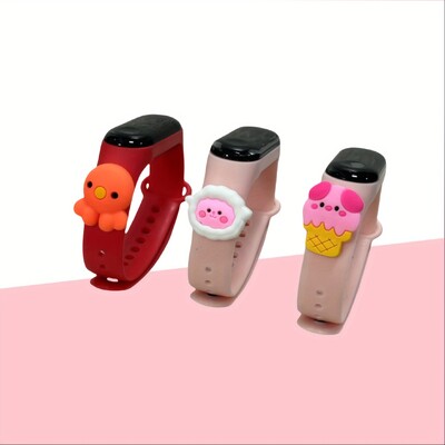 3pcs/setSmart Watch Muškarci Žene Fitness Smart Bracelet Sports Band Monitor Višenamjenski satovi