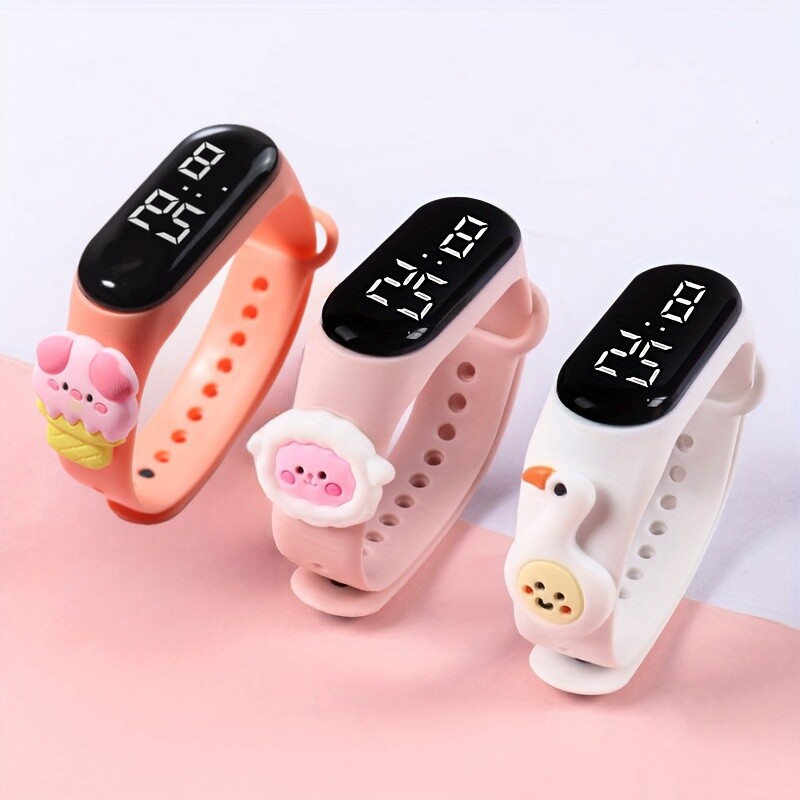 3pcs/setSmart Watch Muškarci Žene Fitness Smart Bracelet Sports Band Monitor Višenamjenski satovi