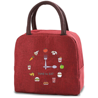 Izolirana torba za ručak Ženske termalne torbe za ručak Kutija za hranu Hladnjak Topla Bento kutija za žene Muškarci Dječja Kutija za ručak za školu i posao