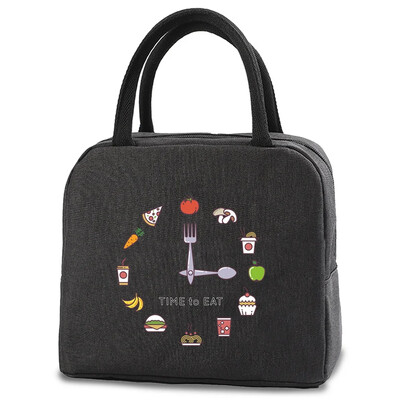 Izolirana torba za ručak Ženske termalne torbe za ručak Kutija za hranu Hladnjak Topla Bento kutija za žene Muškarci Dječja Kutija za ručak za školu i posao