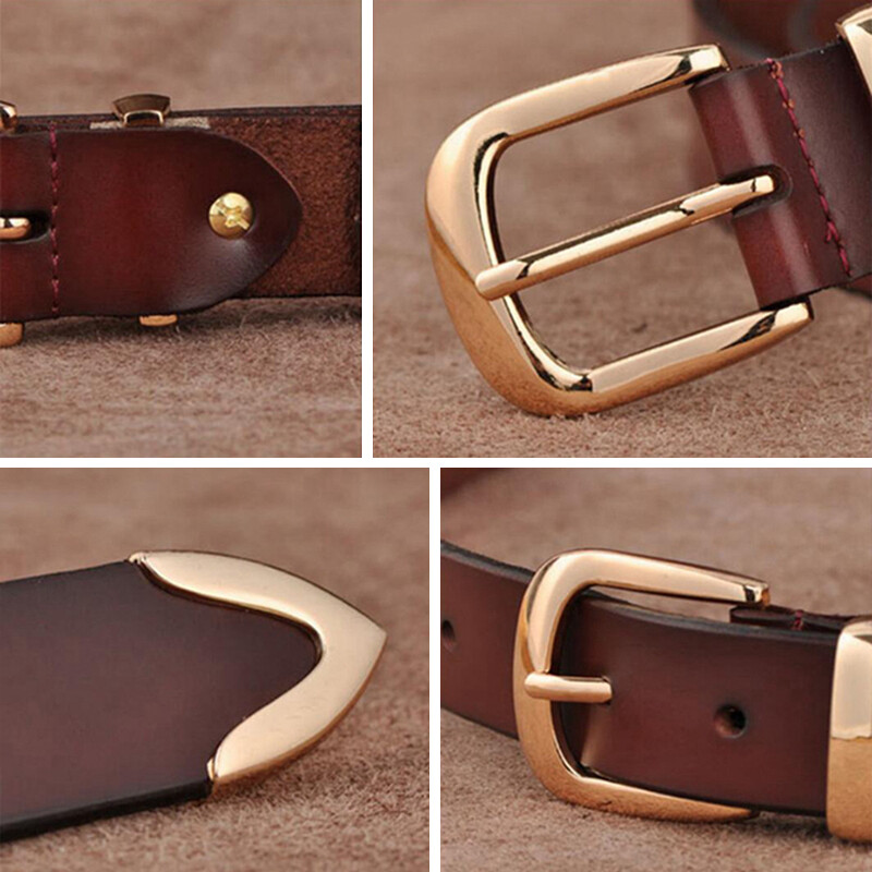 MEDYLA Cureaua de dama Casual All Match Cureaua de dama din piele naturala Cureaua de femei Curele de culoare pura Cureaua de blugi de calitate superioara L27