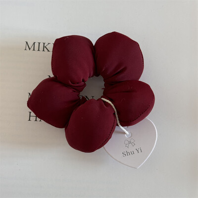 Crveni punjeni pamuk, slatka mala cvjetna gumica za kosu, ljubavna mašna, karirani prsten s crijevima, uzica za glavu, novi dodaci za kosu