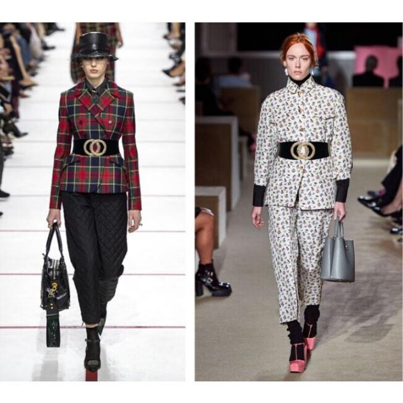 Curele elastice de modă pentru femei, cu inel dublu, cu cataramă de metal, centuri late pentru femei GM069