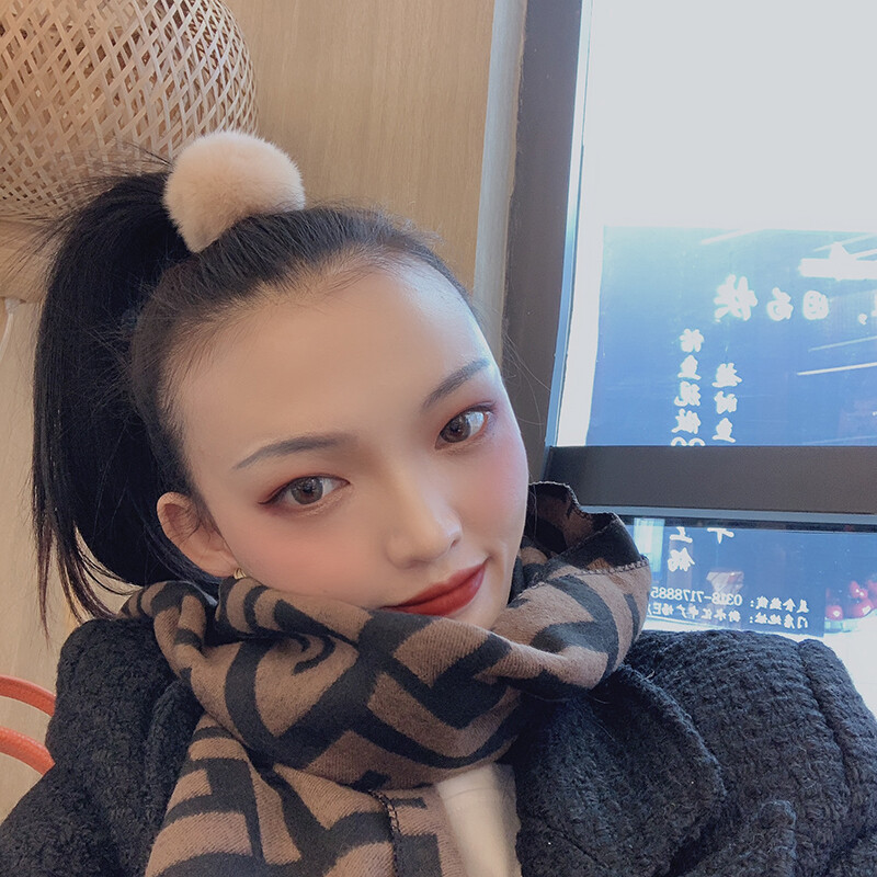 Zima Slatka kugla kose Plišana lopta Kravata Prsten za kosu Uže Žene Djevojke Djeca Elastične gumice za kosu Dodaci Pokrivala za glavu Pokrivala