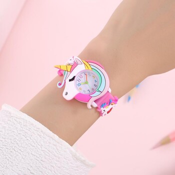 2024 Νέο Rainbow Cloud Printed Silicone Band Παιδικό ρολόι για κορίτσι Χαριτωμένο καρτούν ρολόι χαλαζία για παιδιά Ρολόγια για αγόρια για κορίτσι