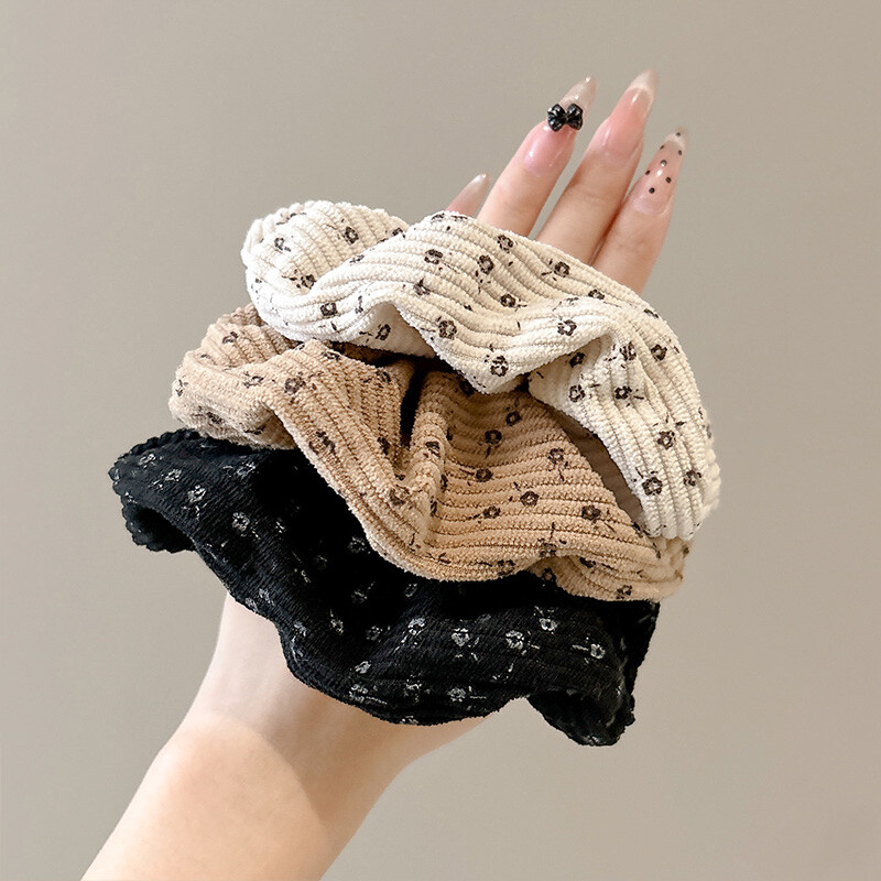 2025 Zima Koreja Retro samt gumica Žene Djevojke Elastična gumica za kosu Dodaci Kravata Obruč za kosu Uže Pokrivala za glavu Pokrivala