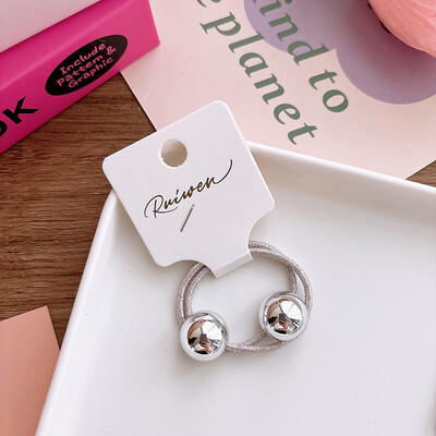 Slatke srebrne gumice Poklon za djecu Djevojčice Elastične gumice za kosu Dodaci Kravata Obruč za kosu Uže Pokrivalo za glavu Ukras za pokrivalo