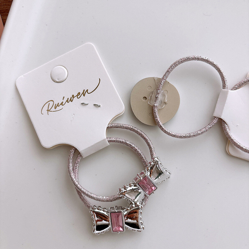 Slatke srebrne gumice Poklon za djecu Djevojčice Elastične gumice za kosu Dodaci Kravata Obruč za kosu Uže Pokrivalo za glavu Ukras za pokrivalo