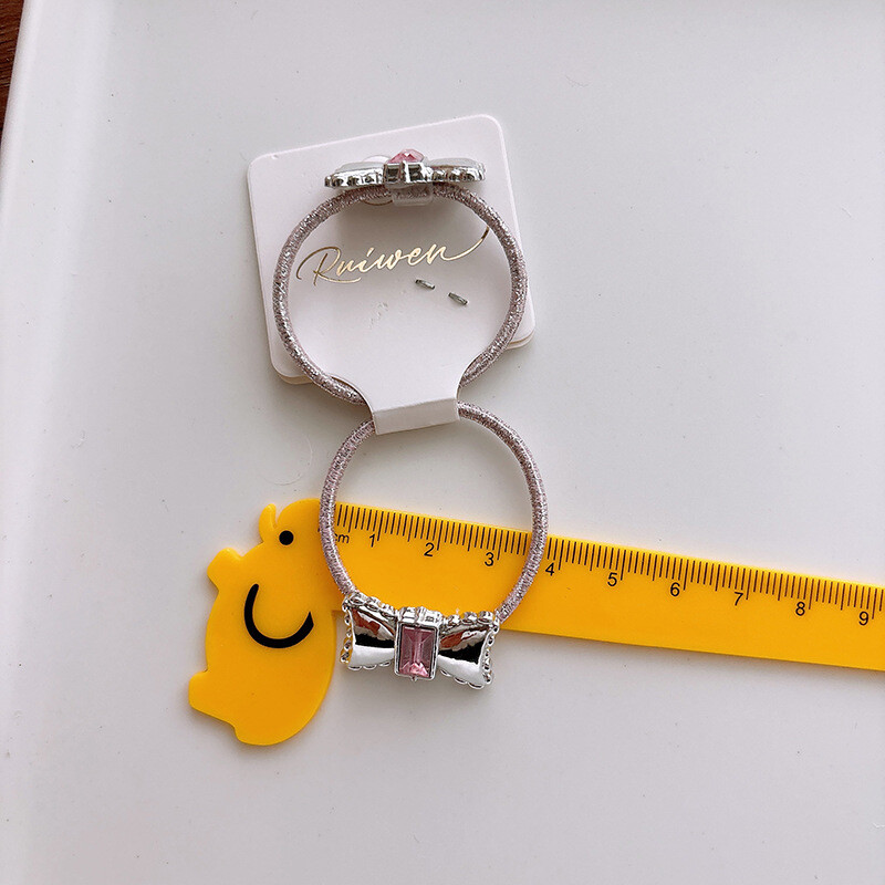 Slatke srebrne gumice Poklon za djecu Djevojčice Elastične gumice za kosu Dodaci Kravata Obruč za kosu Uže Pokrivalo za glavu Ukras za pokrivalo