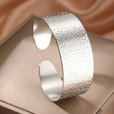 Narukvice od nehrđajućeg čelika Modna narukvica sa šupljim cvijećem Pretjerana fina narukvica za žene Nakit Unikatni darovi Novo popularno