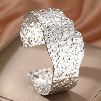 Narukvice od nehrđajućeg čelika Modna narukvica sa šupljim cvijećem Pretjerana fina narukvica za žene Nakit Unikatni darovi Novo popularno