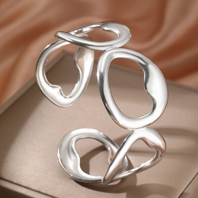 Narukvice od nehrđajućeg čelika Modna narukvica sa šupljim cvijećem Pretjerana fina narukvica za žene Nakit Unikatni darovi Novo popularno