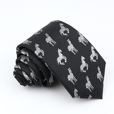 Cravate de modă Clasic Bărbați în dungi Floral 8cm Cravată Jacquard Accesorii Îmbrăcăminte zilnică Cravată Cadou pentru petrecere de nuntă pentru bărbați