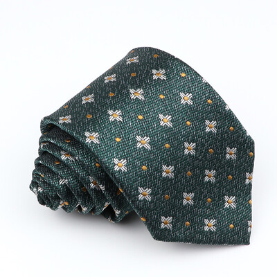 Cravate de modă Clasic Bărbați în dungi Floral 8cm Cravată Jacquard Accesorii Îmbrăcăminte zilnică Cravată Cadou pentru petrecere de nuntă pentru bărbați