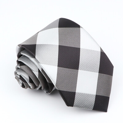 Cravate de modă Clasic Bărbați în dungi Floral 8cm Cravată Jacquard Accesorii Îmbrăcăminte zilnică Cravată Cadou pentru petrecere de nuntă pentru bărbați