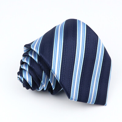 Cravate de modă Clasic Bărbați în dungi Floral 8cm Cravată Jacquard Accesorii Îmbrăcăminte zilnică Cravată Cadou pentru petrecere de nuntă pentru bărbați