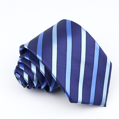 Cravate de modă Clasic Bărbați în dungi Floral 8cm Cravată Jacquard Accesorii Îmbrăcăminte zilnică Cravată Cadou pentru petrecere de nuntă pentru bărbați