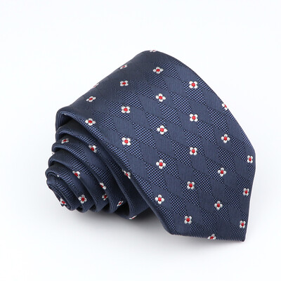 Cravate de modă Clasic Bărbați în dungi Floral 8cm Cravată Jacquard Accesorii Îmbrăcăminte zilnică Cravată Cadou pentru petrecere de nuntă pentru bărbați