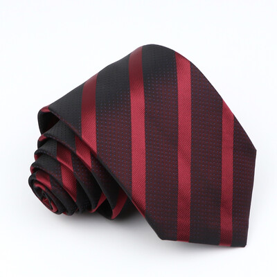 Cravate de modă Clasic Bărbați în dungi Floral 8cm Cravată Jacquard Accesorii Îmbrăcăminte zilnică Cravată Cadou pentru petrecere de nuntă pentru bărbați