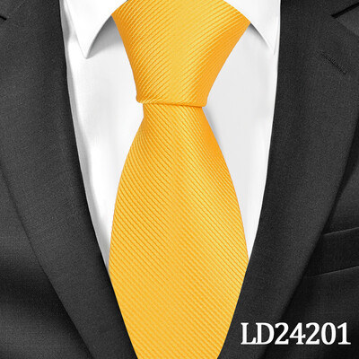 Noi cravate clasice solide pentru bărbați modă ocazional cravată Gravatas cravate bărbați de afaceri Corbatas 8 cm lățime cravate mire pentru petrecere